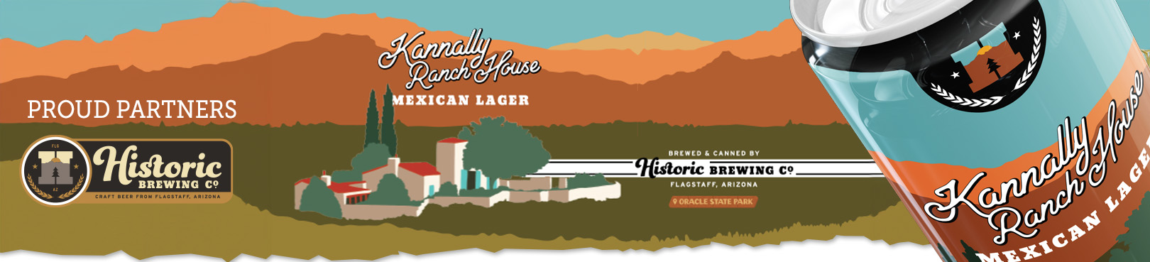 The illustrated images for the first Historic Brewing collaboration beer